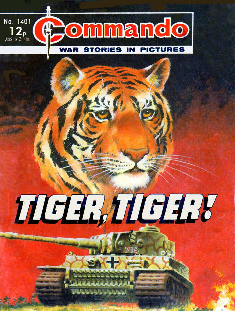 Commando War Stories in Pictures UK Comics, British comic series, World War II comics, Digital Comics image 9