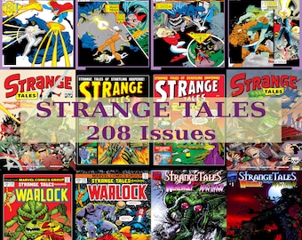 Strange Tales Comics, Horror, Science Fiction, Mystery, Digitale Comics