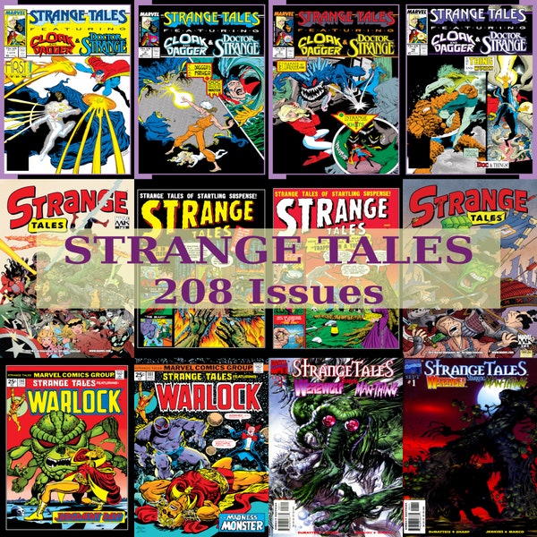 Strange Tales Comics, Horror, Science Fiction, Mystery, Digital Comics