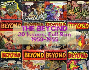 The Beyond Comics, Historias raras, espeluznantes y sobrenaturales, Cómics de terror, Cómics antiguos, Colección digital