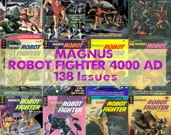 Magnus Robot Fighter Vintage Comics | Science Fiction Comics | Digital Collection