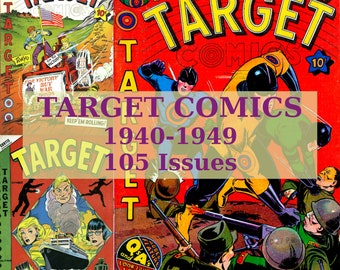 Target Comics, Golden Age Comics, Digital Collection, Download