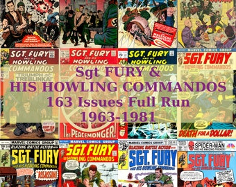 Comics, Sgt Fury and His Howling Commandos Comics Digital Collection
