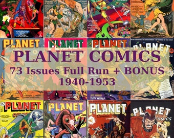 Planet Comics, Golden Age Comics, Science Fiction Comics Digital Collection