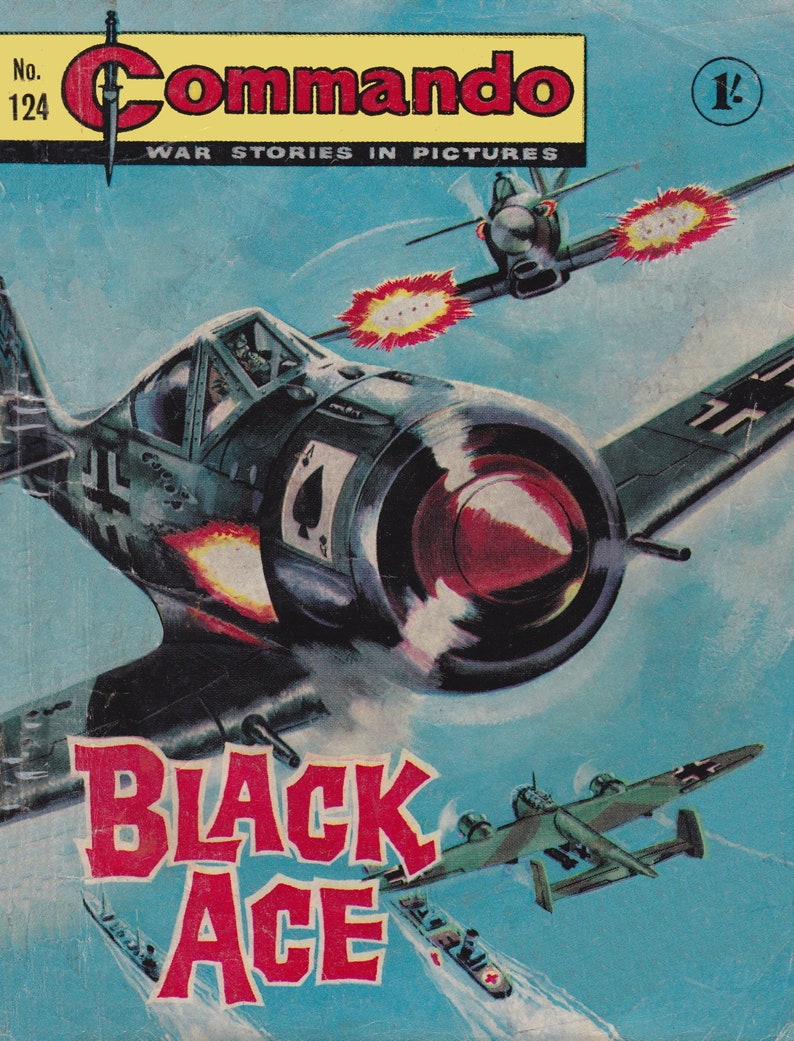 Commando War Stories in Pictures UK Comics, British comic series, World War II comics, Digital Comics image 7