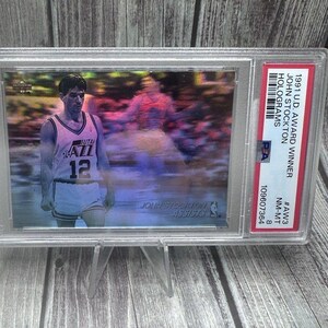 1991 Upper Deck Award Winner John Stockton #AW3 PSA 8 NM-MT Utah Jazz