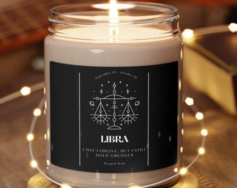 Find Your Balance with our Libra Zodiac Candle