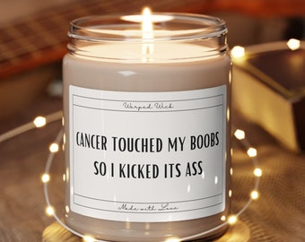 Bougie de survivante du cancer du sein – Cadeau plein d'humour pour elle