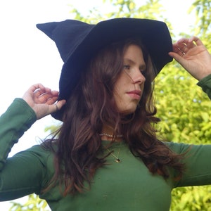 Black shamrock hat Etsy