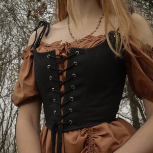 black corset top zdjęcie 2