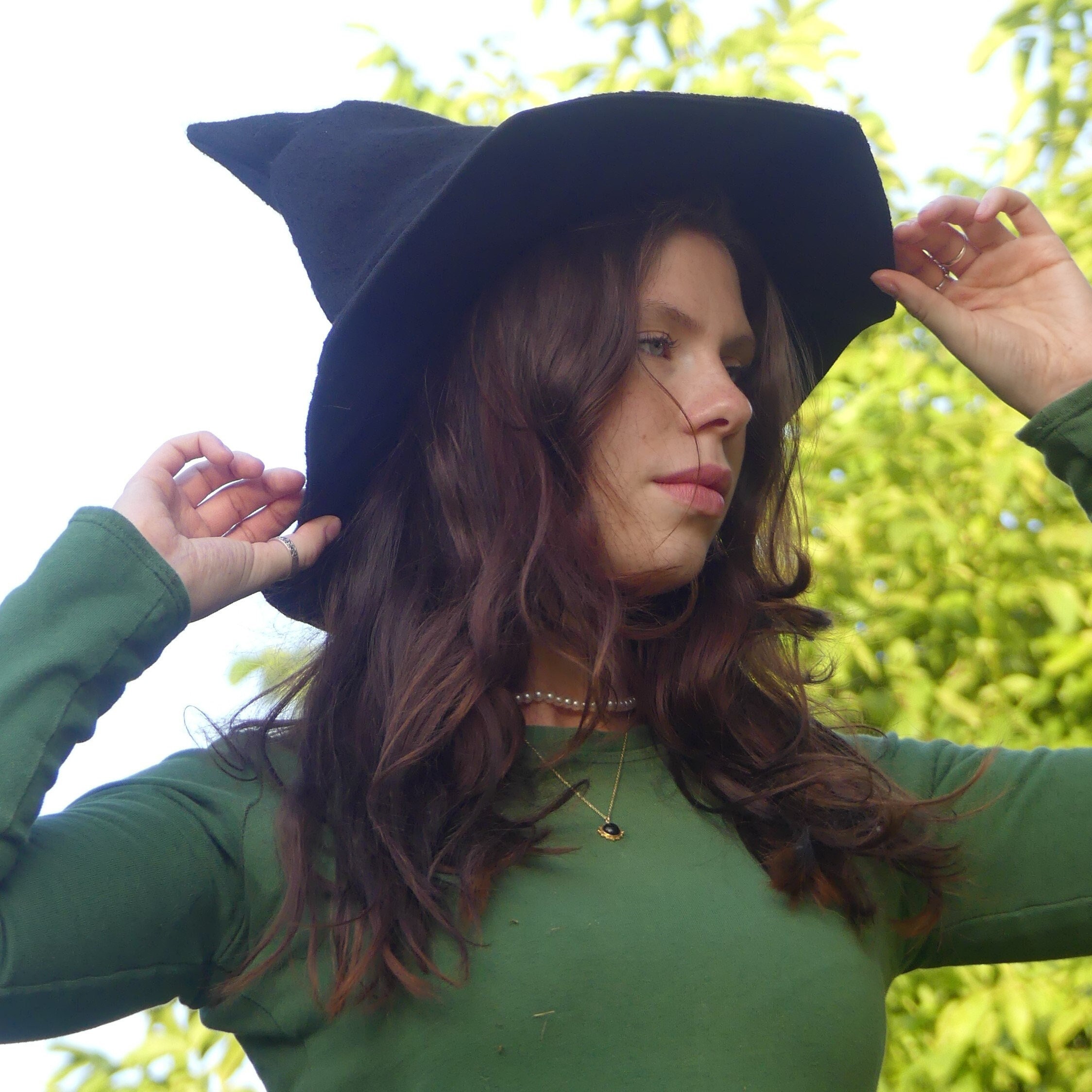 COSDREAMER Hexenhut Aus Wolle - Gothic Lolita Mütze Für Halloween & Kostümpartys