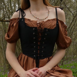 black corset top zdjęcie 3