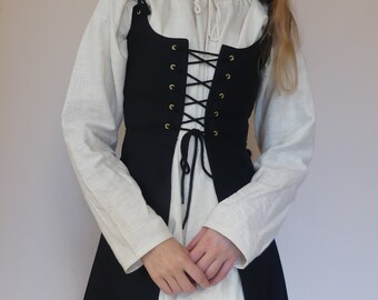 black corset overdress