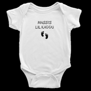 Newborn customized onesie baby clothes AUNT and Nephew/Niece LOVE
