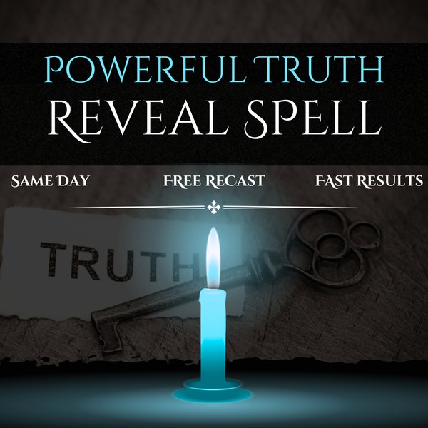Truth Spell Same Day Cast Powerful Spell Expose Truth Spell Fast Casting Magical Love Truth Spell Casting Witchcraft Ritual Truth & Honesty