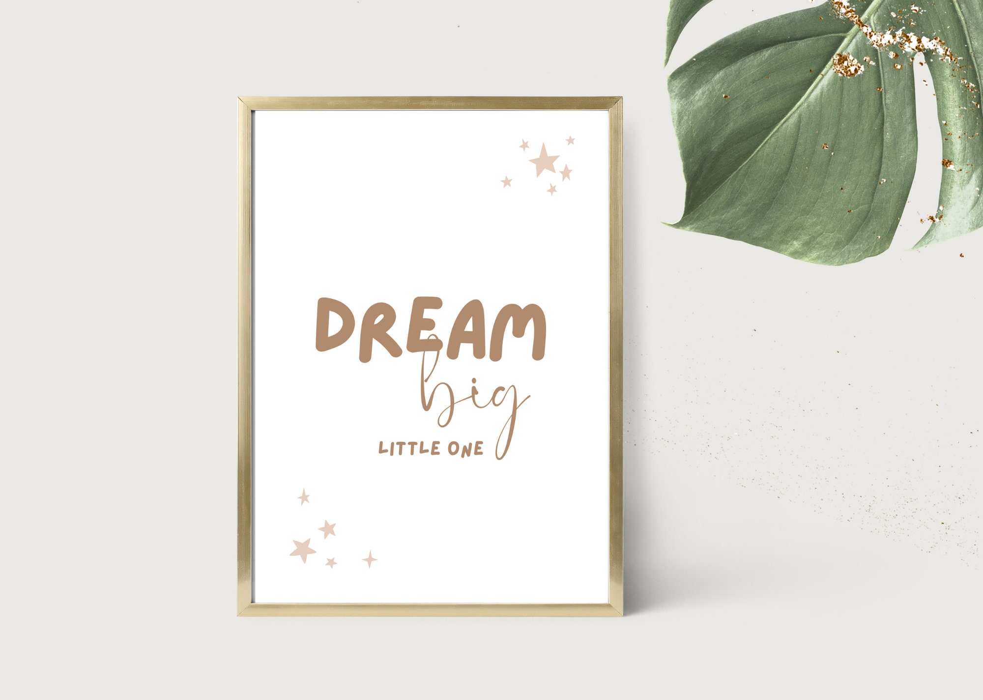 Dream Big Printable Kids Room Printable Dream Big Nursery - Etsy