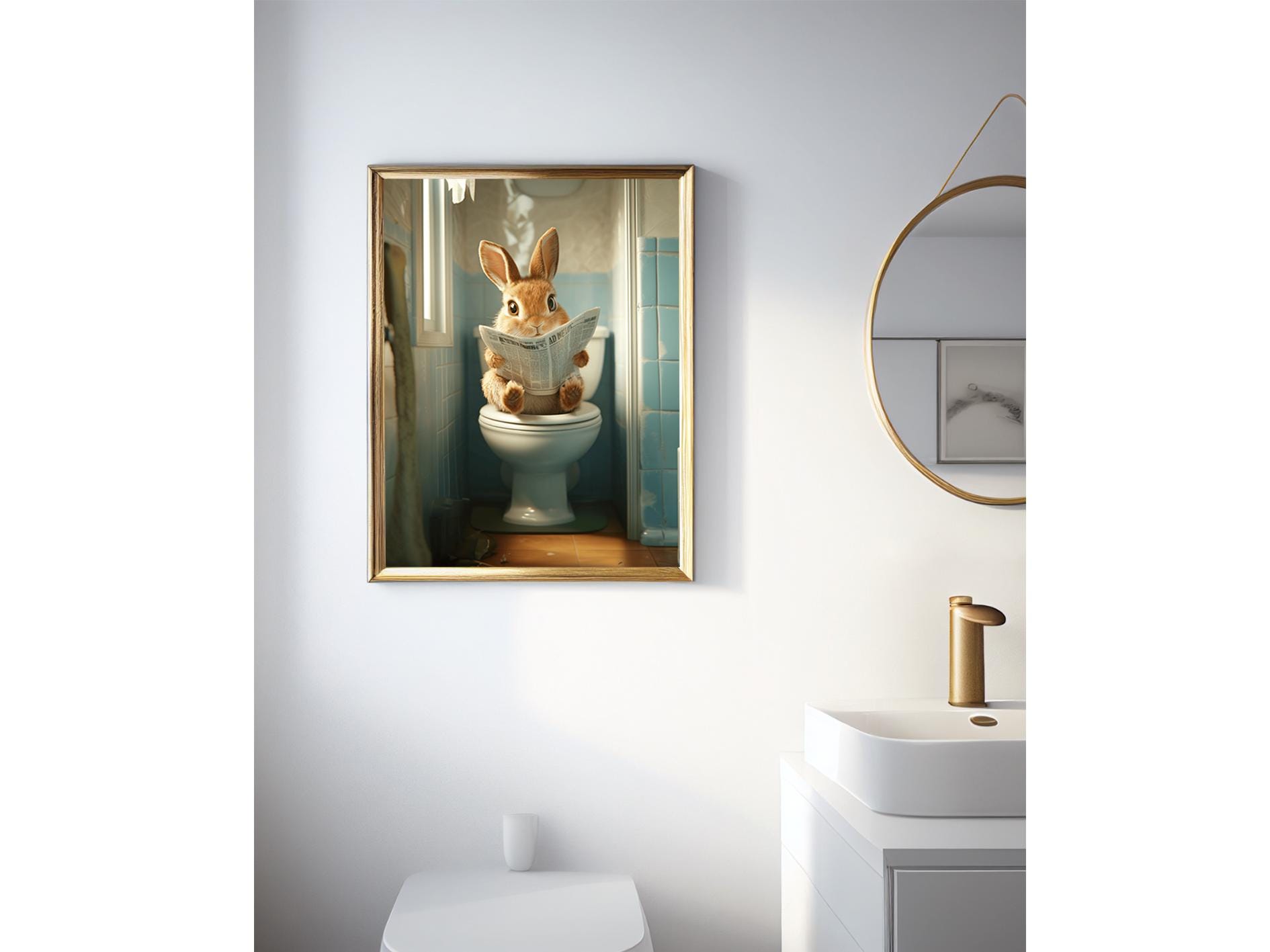 Toilet Simon Rabbit Rabbit on the Toilet, Bathroom Ideas Pictures, Funny Rabbit Picture ...