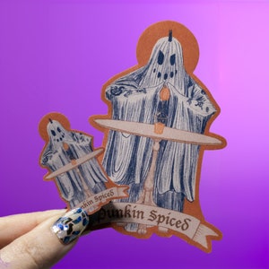 Punkin Spiced Halloween Sticker - Original Artwork