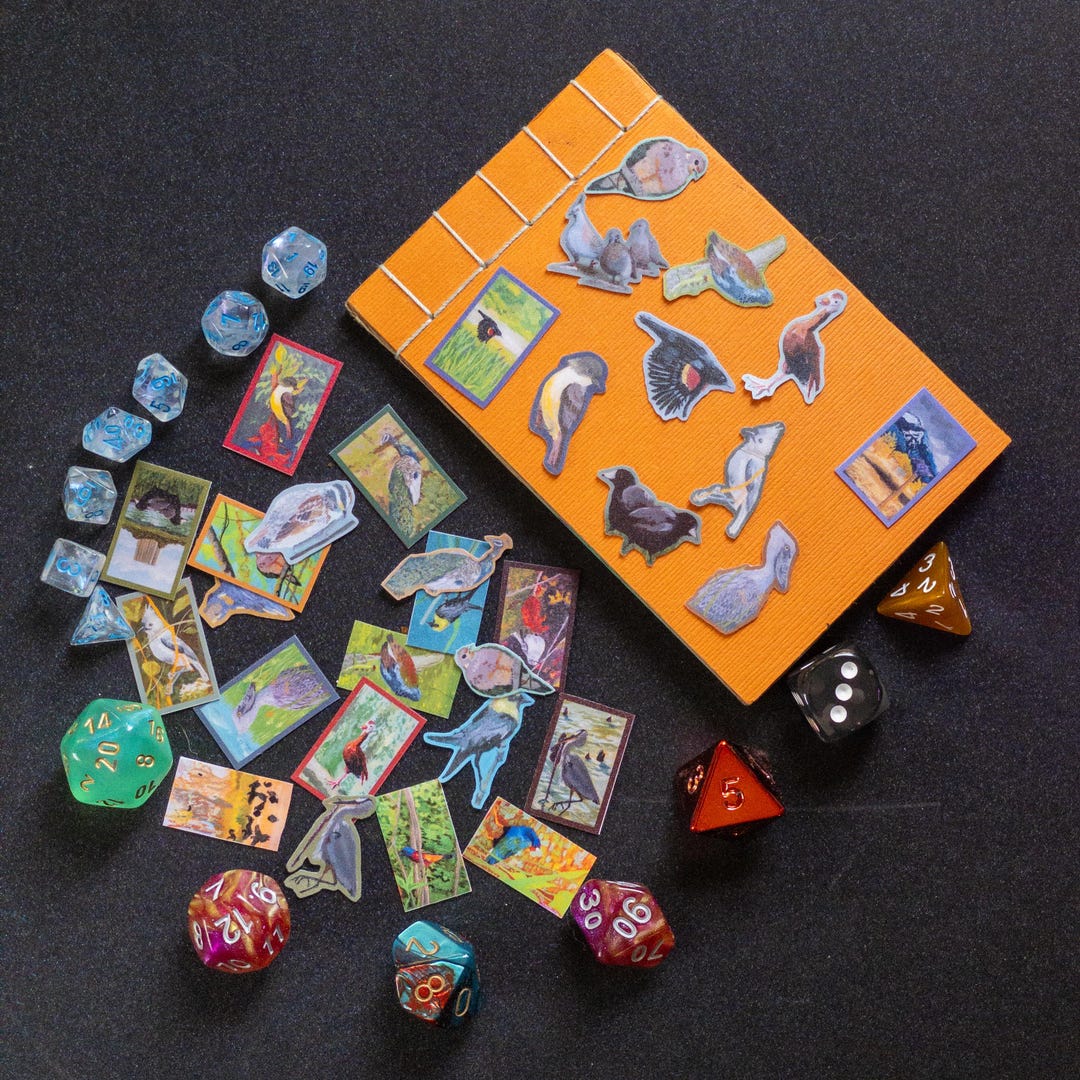 Grab Bag of 30 Mini Bird Stickers - Etsy