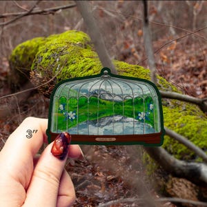 GMUG National Forest, sticker Mount Sneffels terrarium, origineel kunstwerk