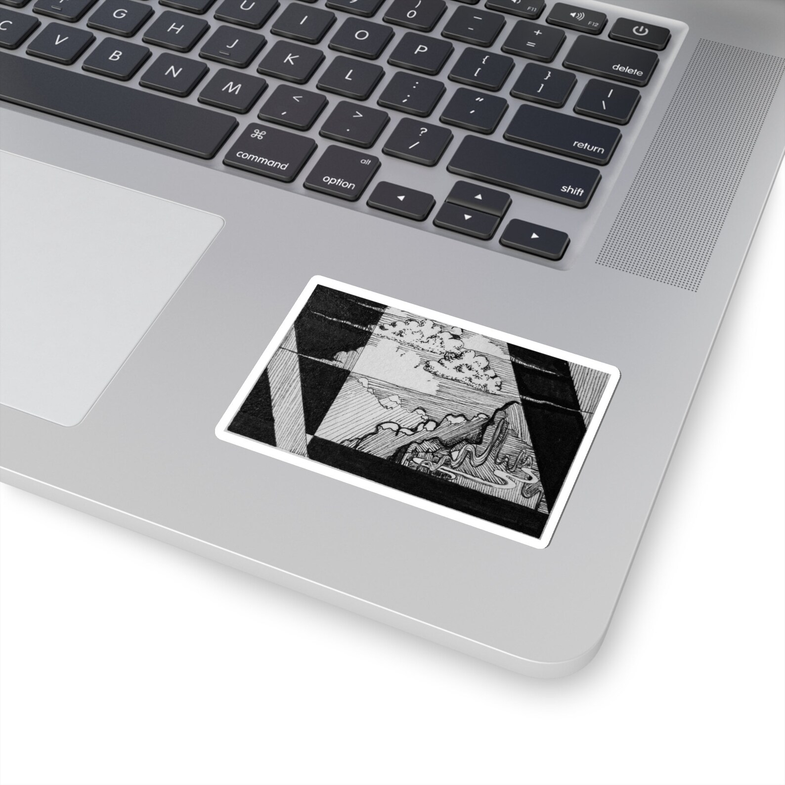 Intuitive Ink Drawing 2 Sticker Original Artwork, - Etsy