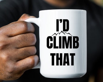 Rock Climbing Mug, Rock Climbing Gift, Mug For Rock Climber