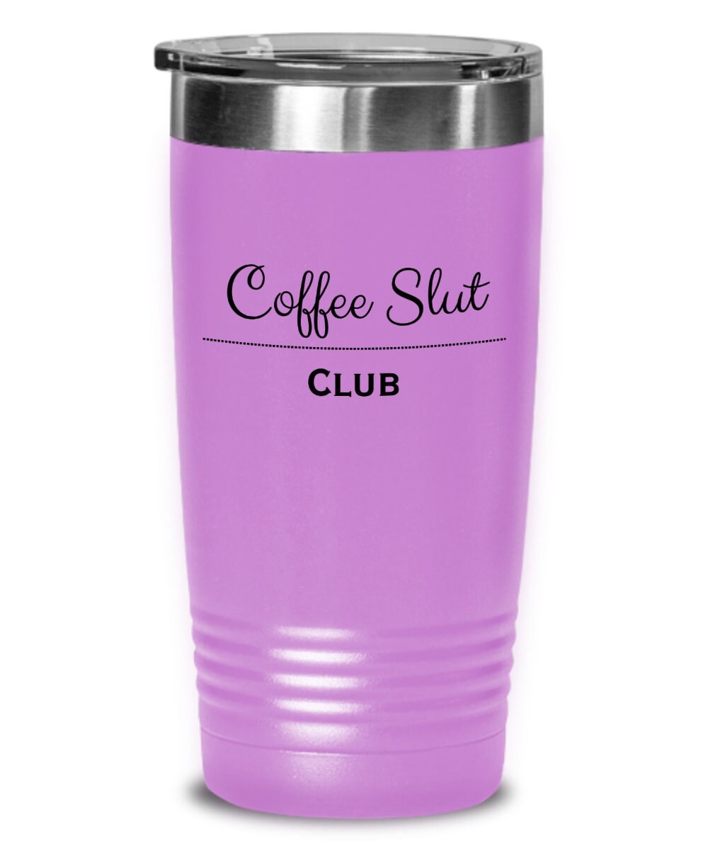 Glass Dome Lid Tumbler – Coffee Slut Club LLC