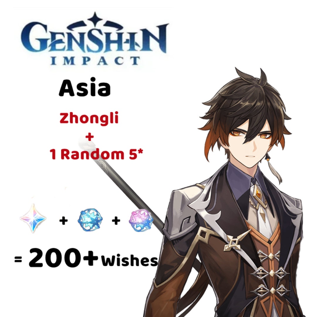 GI 200 Wishes Zhongli Asia - Etsy