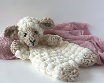 Crochet Pattern: Lamb Snuggler Amigurumi Crochet Pattern Beginner Crochet Crochet Lamb Crochet Animal Lovey Crochet Lovey