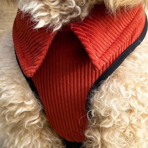 Escape Proof Dog Harness, Pet Harness, Harnais Chien, Adjustable Dog Harness, Red Velvet