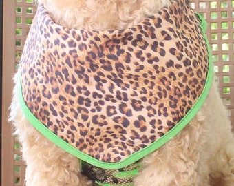 Gifts for Pets, Hundegeschirr, Puppy Walking Accessories, Dog Harness Dress, Leopard