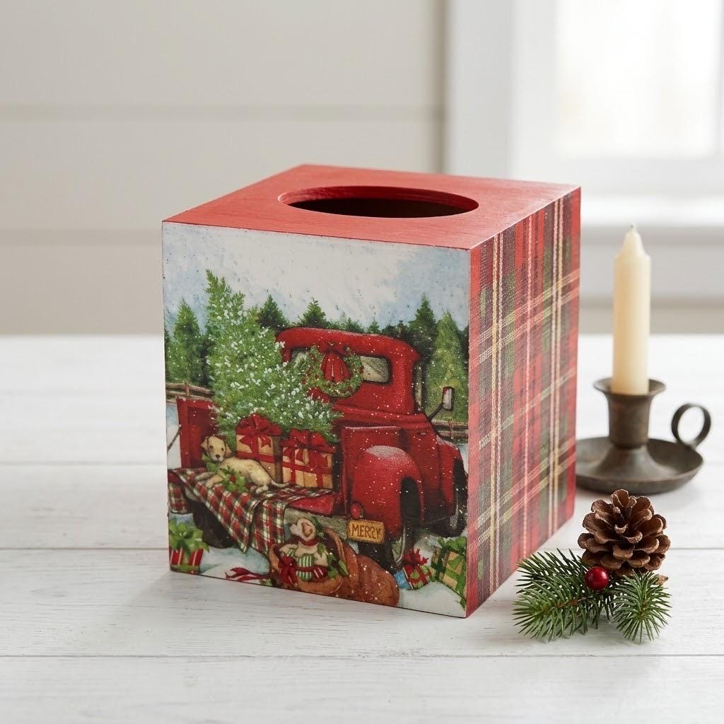 Truck Tissue Box - Etsy