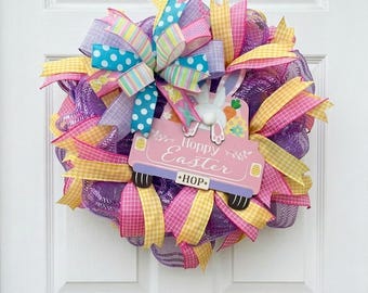 Bunny Truck Easter Wreath: Whimsical Springtime Decor