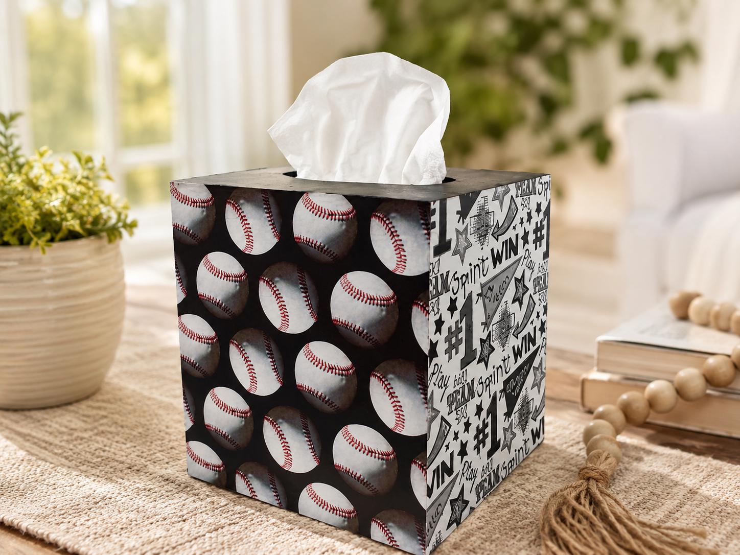 Sports Team Tissue Box Cover - Etsy