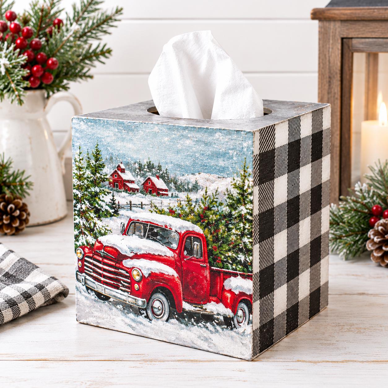 Truck Tissue Box - Etsy