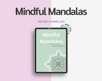 Entspannendes Mandala zum digitalen Ausmalen - Entspannen und Stress abbauen mit Original Designs