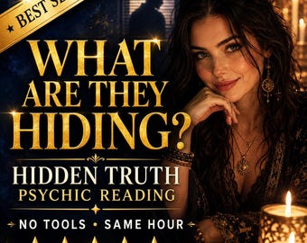 Hidden Truth Psychic No Tools Reading | Secrets, Feelings, Energy - Same Hour
