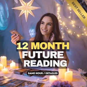 12 Month Future Predictions - Psychic Tarot Forecast, Full Year Love & Career Guide