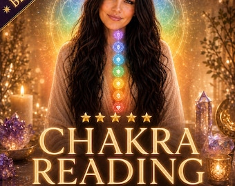 Chakra Reading | 7 Chakra Energy Map, Spiritual Balance & Intuitive Guidance