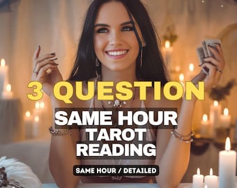 3 Fragen Tarot-Lesung, Same Hour, Psychische Einblicke
