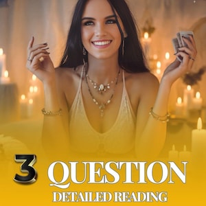 3 Fragen Tarot-Lesung, Tarotkarten-Lesungen, Liebes-Lesung, Psychische Lesung, Same Hour Tarot-Lesung, Honest Psychic Legung