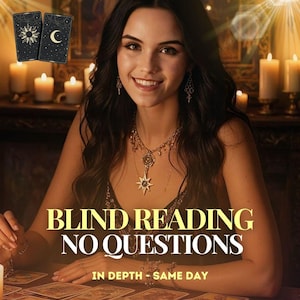 Blind Tarot Reading  | No Questions | Same Hour Intuitive & Accurate Psychic Reading