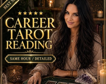 Same Hour Career Tarot Reading, Financial, Money Guidance, Psychic Insights