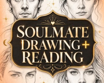 Soulmate Drawing + Psychic Soulmate Astrology and Tarot Reading