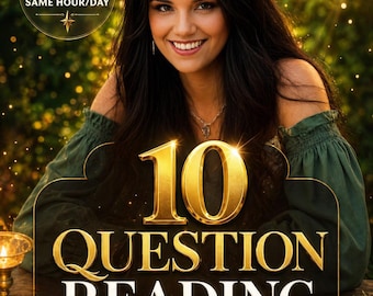 10 Questions Tarot Reading, Same Hour Detailed Guidance | Love, Career, Life