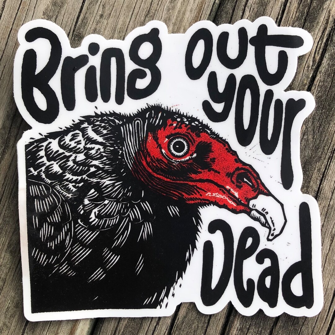 Turkey Vulture Sticker, Laptop Sticker, Water Bottle Sticker, Bumper