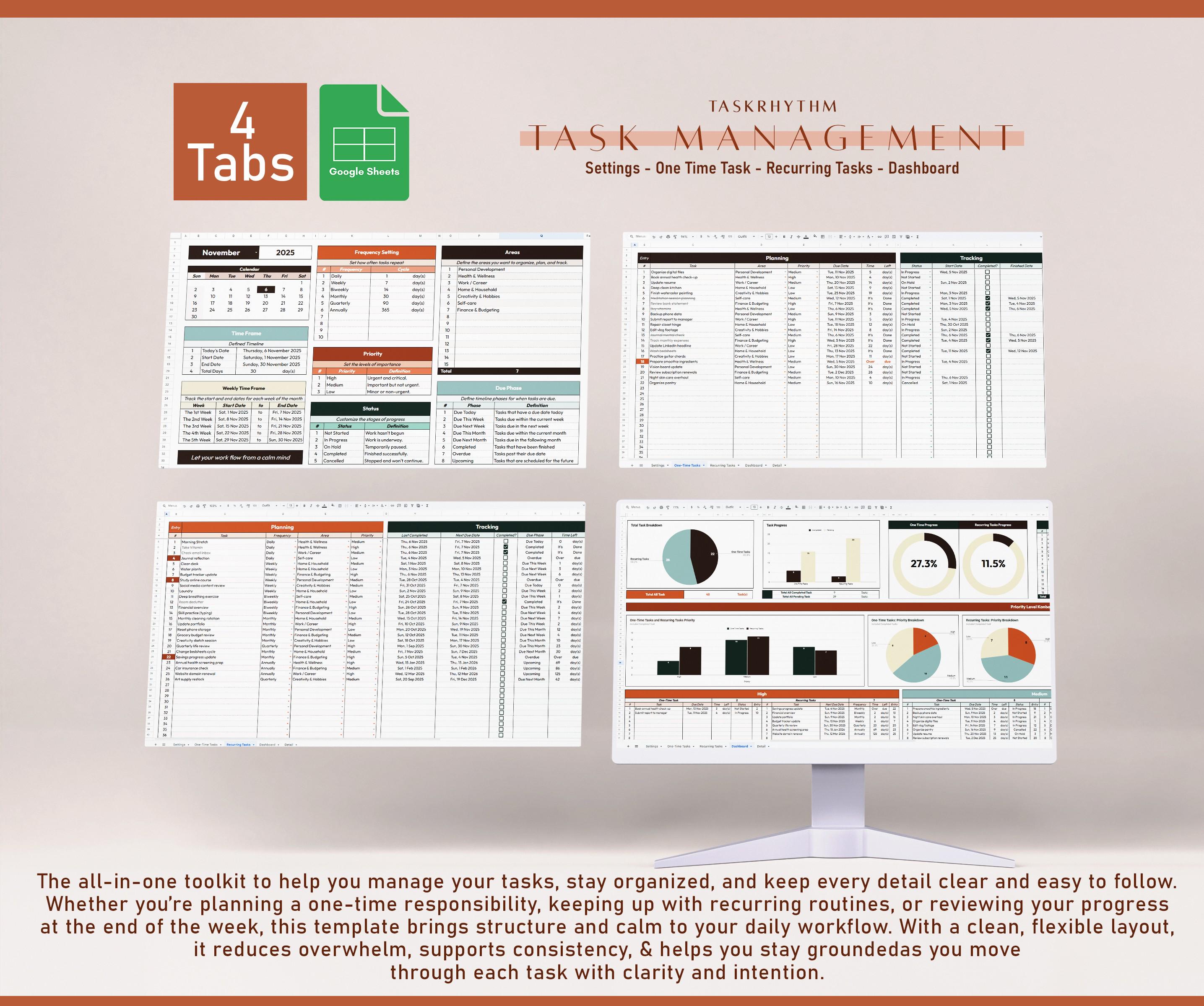 Taskrhythm: Task Management | Task Tracker, One-time and Recurring Task ...