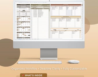Acadexa: Student Planner | Semester Setup, Weekly Schedule, Assignment Tracker, Study & Project Planner | Google Sheets Template