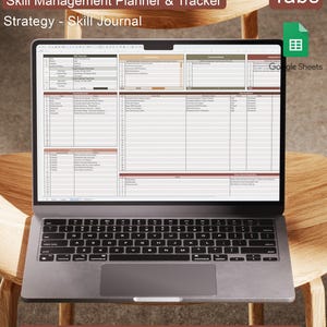 SkillMap: Skill Management Planner & Tracker | Skill Planner, Tracker and Learning Management Tool | Google Sheets Template