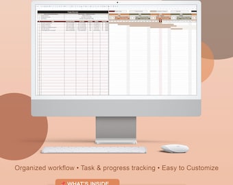 Hiveboard: Multi-Project Planner & Tracker | Control Log, Task Tracker and Gantt Chart | Google Sheets Template
